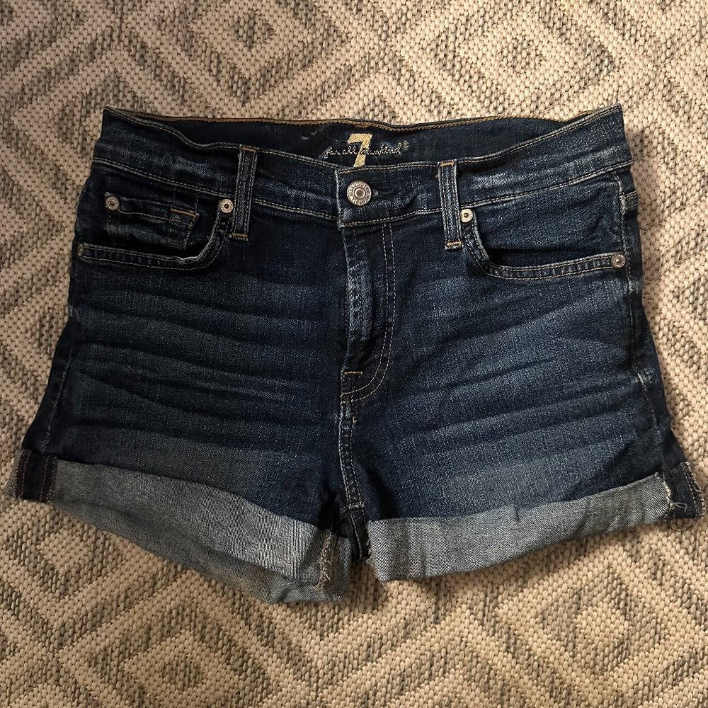 7 For All Mankind Denim Shorts